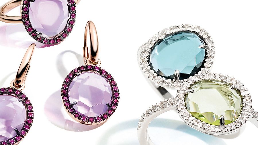 Las joyas con color dan alegría y distinción a cualquier look