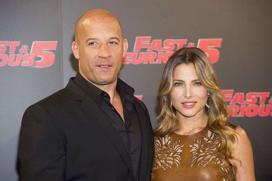 Elsa Pataky junto a Vin Diesel en la promoción de 