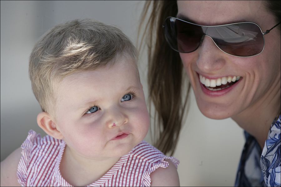 La princesa Leonor en su primer verano en Mallorca en 2006