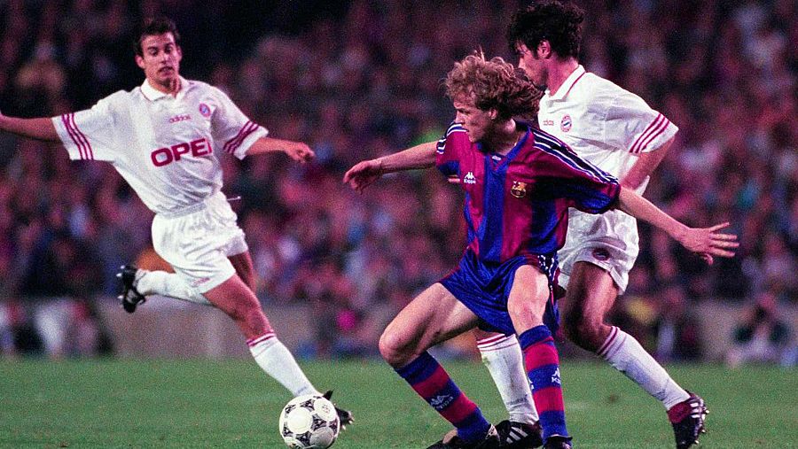 Barcelona 1-2 Bayern en 1996