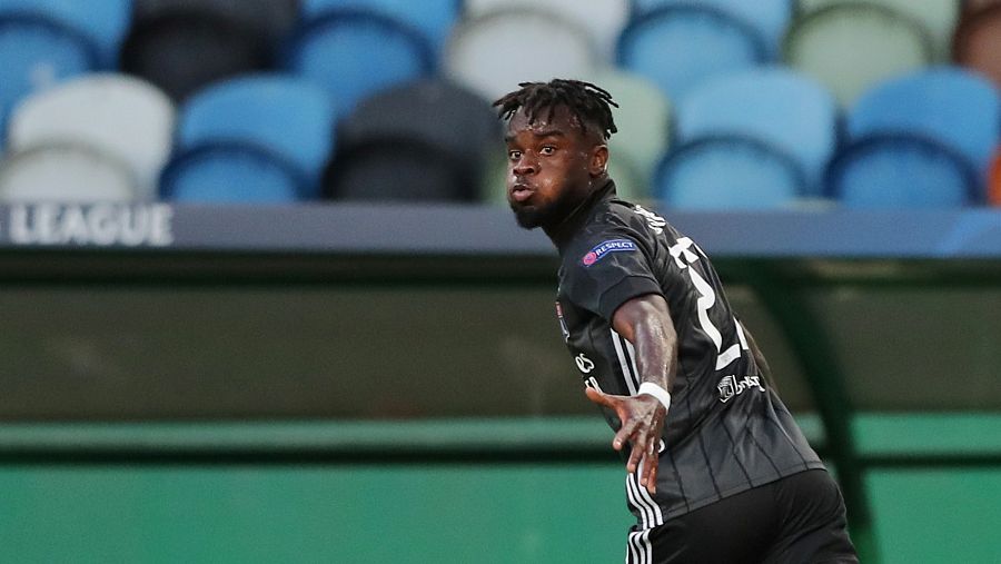 Asi celebró Cornet su gol ante el Manchester City