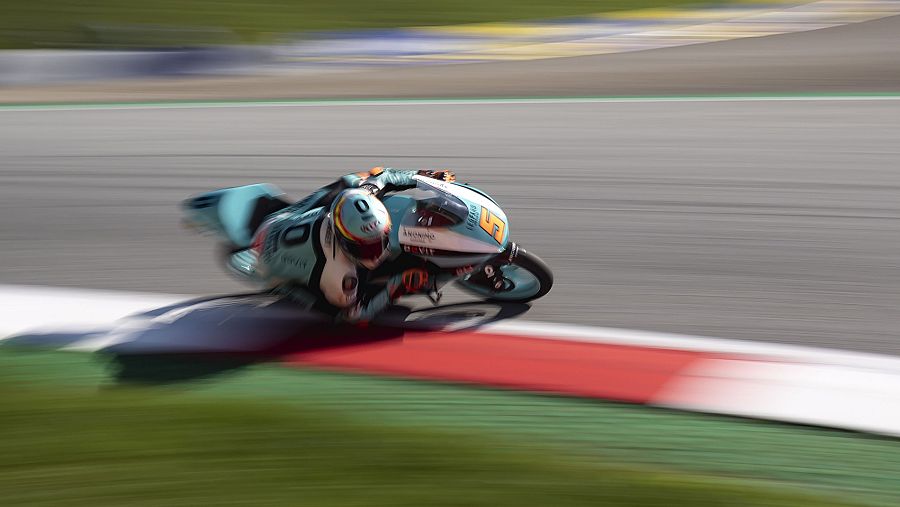 El español Jaume Masiá, en los entrenamientos del GP de Estiria.