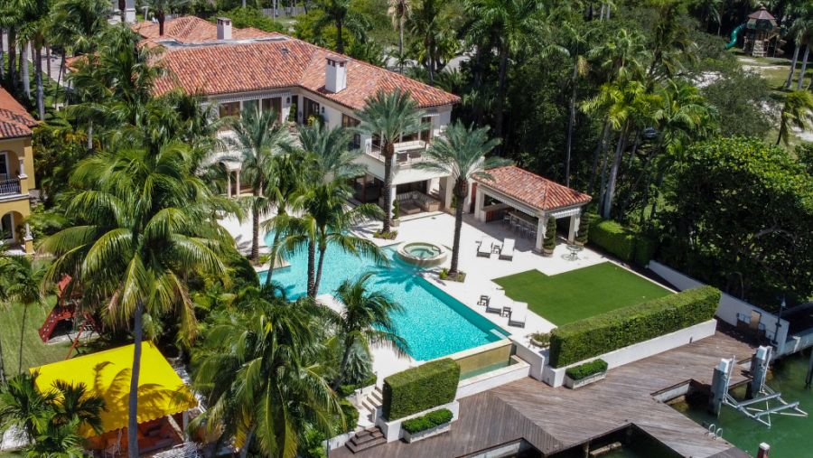 Vista aérea de la nueva propiedad de JLo en Los Ángeles