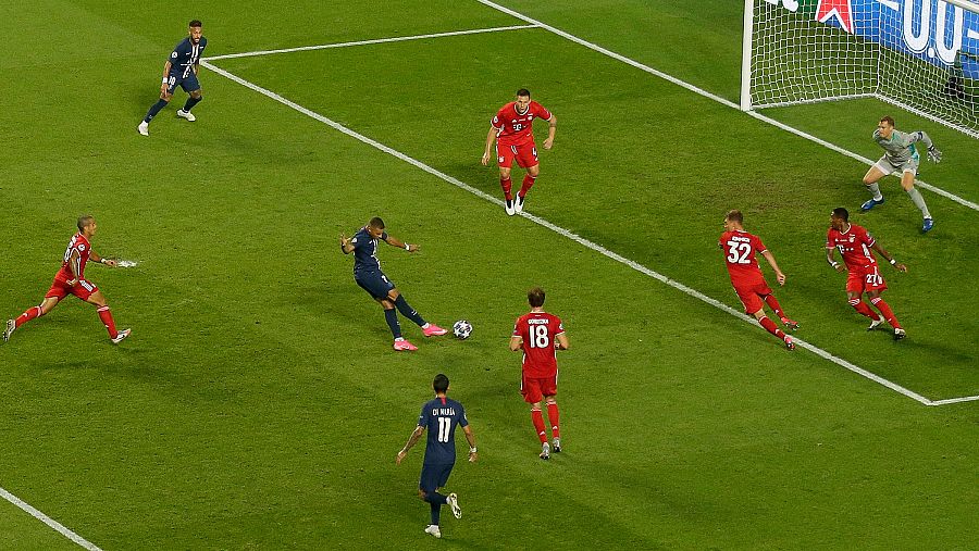 Mbappé, en una ocasión de gol