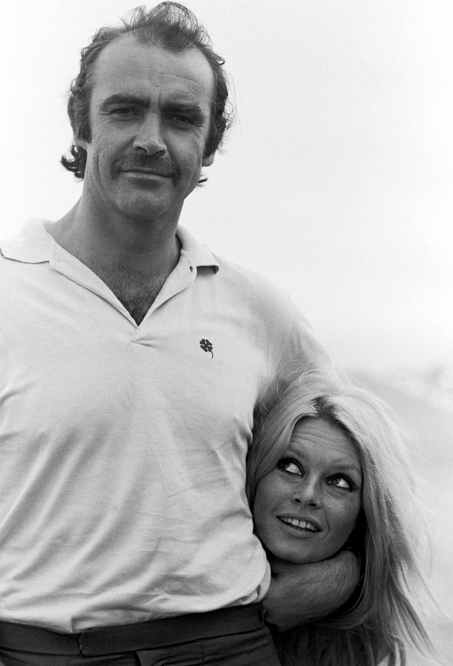 Sean Connery junto a Brigitte Bardot en 1986