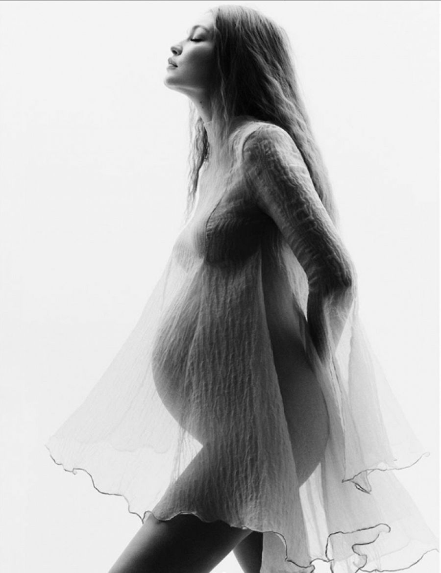 Gigi Hadid posa por primera vez embarazada