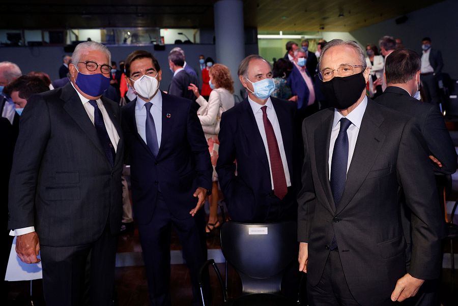 Sánchez apela a la unidad frente a la pandemia en una conferencia en Madrid