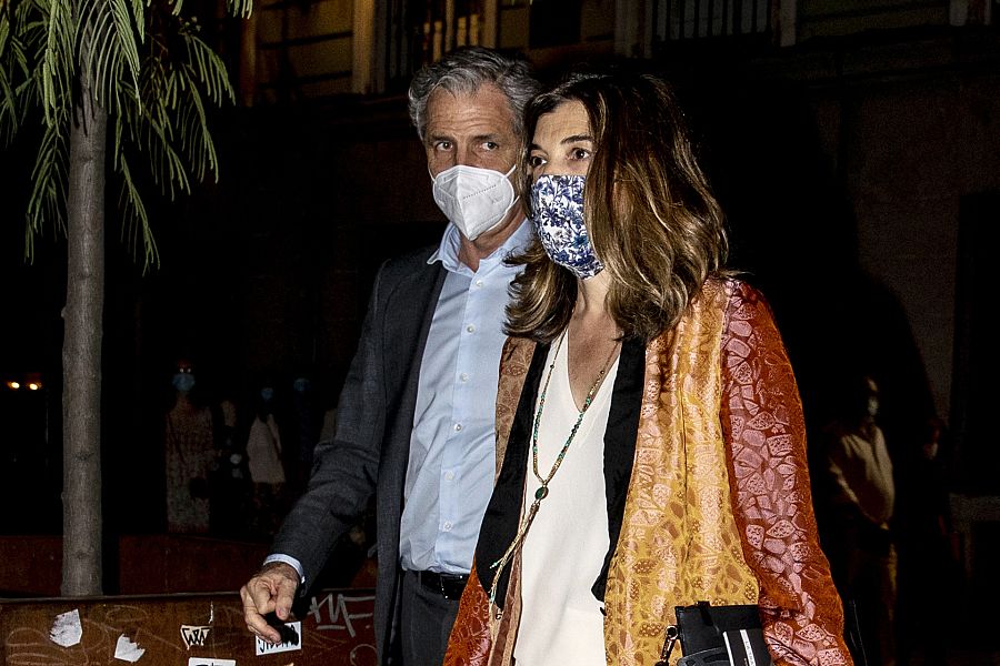 Jaime Carvajal y Hoyos con Xandra Falcó en Madrid hace tan sólo unas semanas