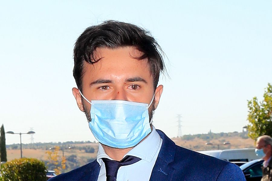 Duarte Falcó en el entierro de su cuñado Jaime Carvajal de Hoyos