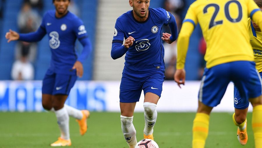 Imagen: Hakim Ziyech ya luce la camiseta del Chelsea en amistosos