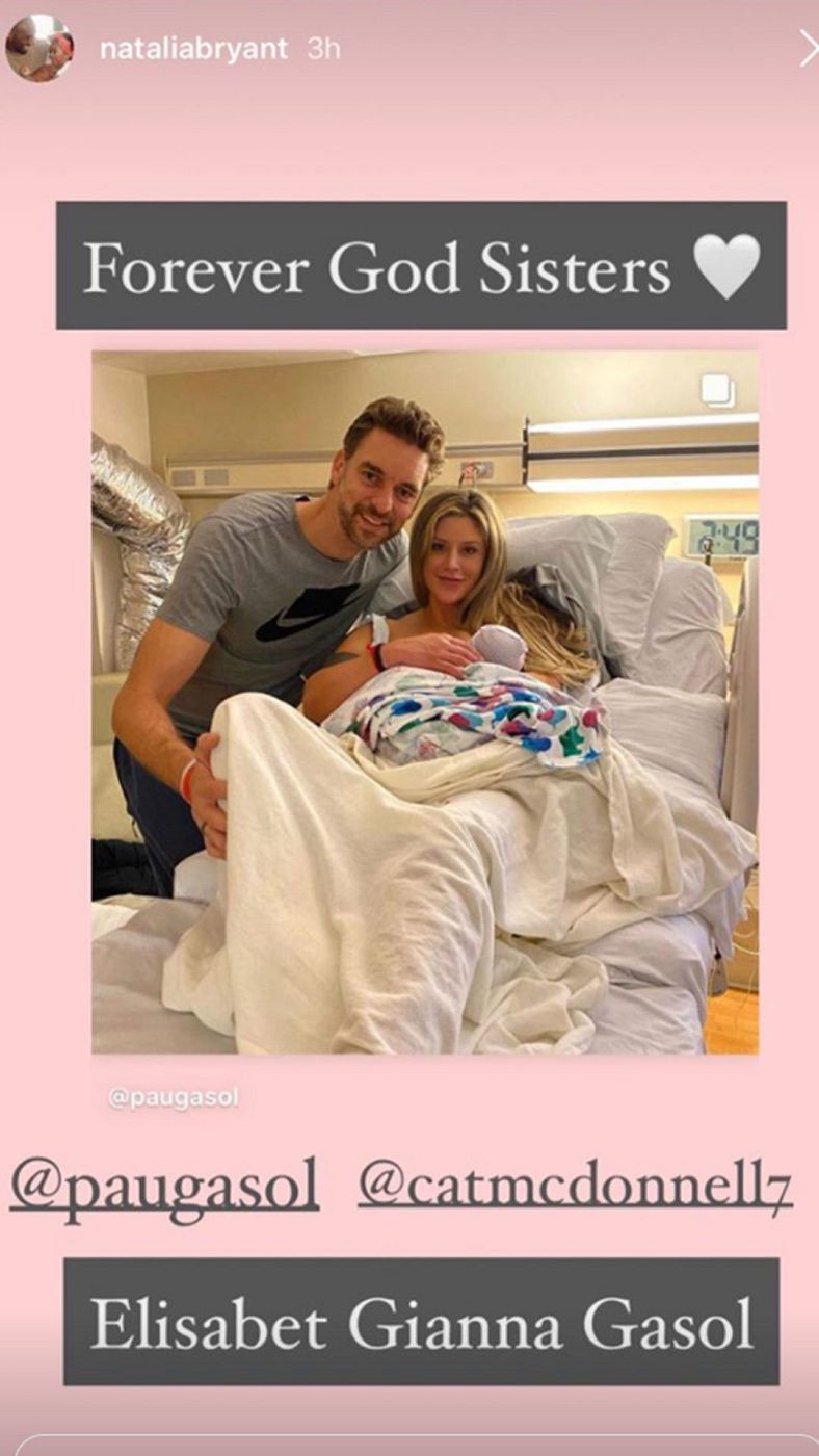 Vanessa Bryant, viuda de Kobe, será la madrina de la hija de Pau Gasol