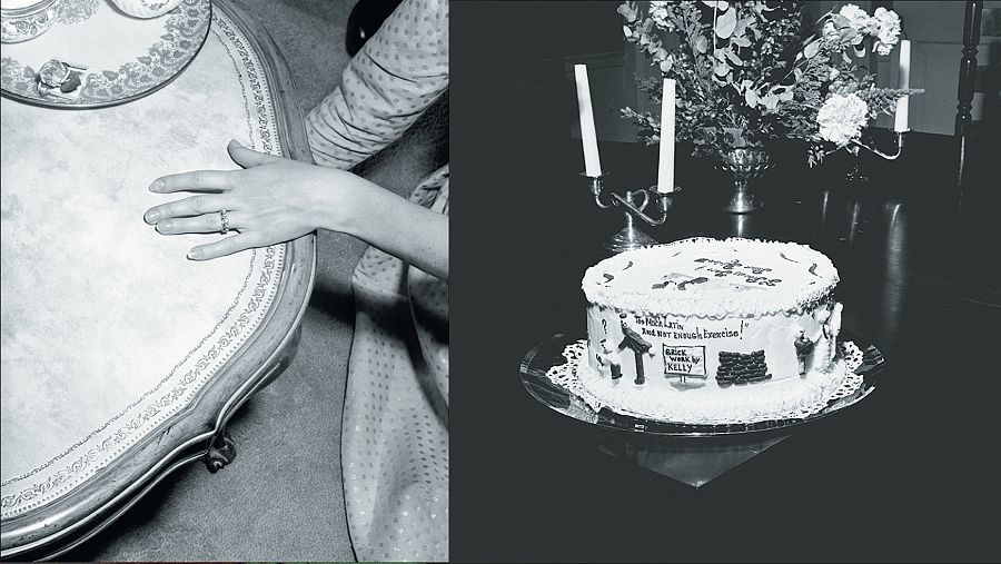 Imágenes del compromiso de Grace Kelly y Rainiero de Mónaco
