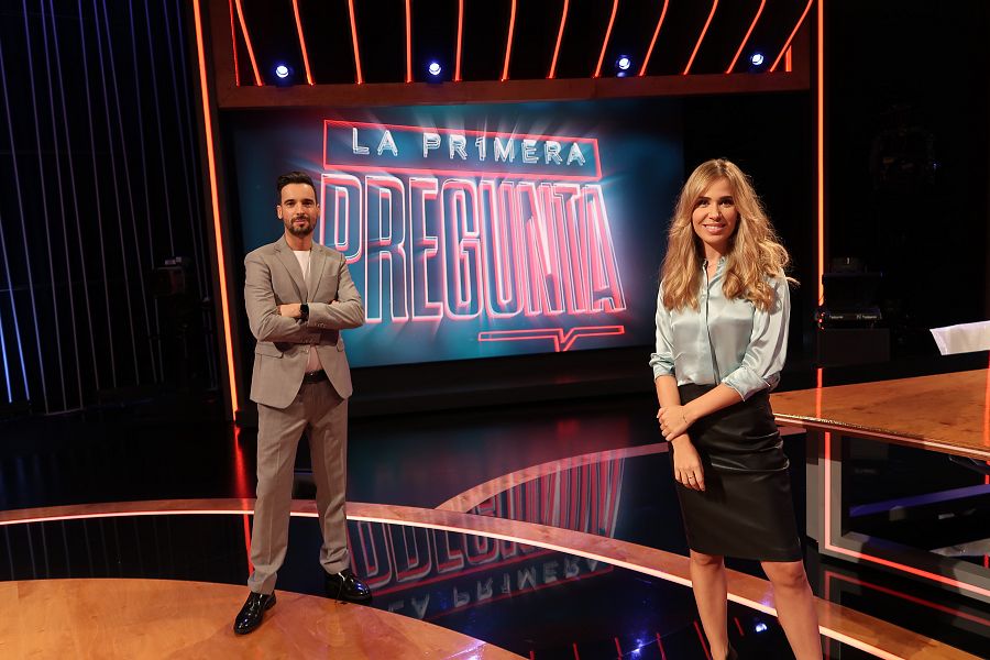 Lluís Guilera y Maria Gómez en La Pr1mera Pregunta