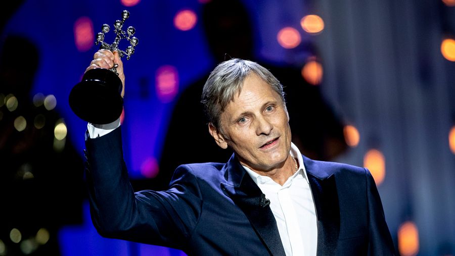 Viggo Mortensen recoge el Premio Donostia del Festival de cine de San Sebastián