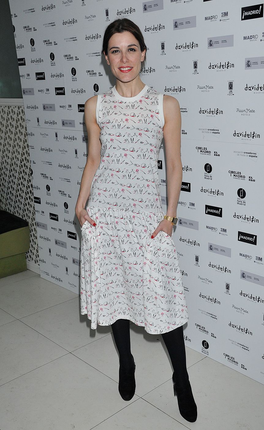 LA PRESENTADORA RAQUEL SANCHEZ SILVA DURANTE UN ACTO PUBLICO EN MADRID EN 2009