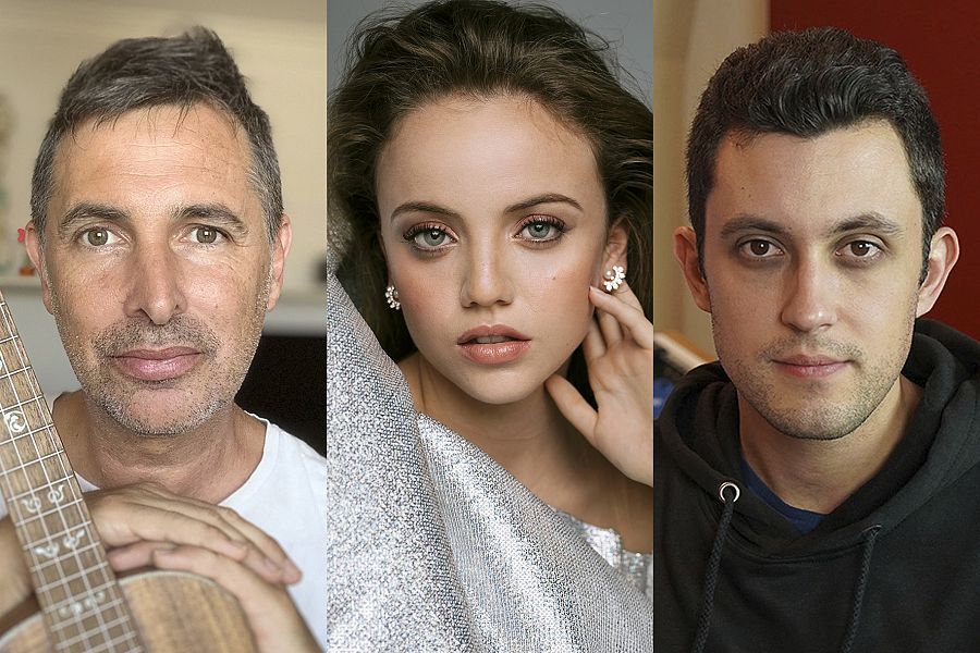 César G. Ross, Hajar Sbihi y Bruno Valverde, autores de 'Palante'