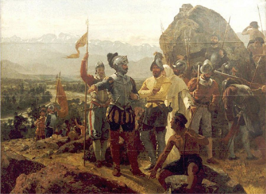'La fundación de Santiago' de Pedro Lira (1888), la representación más famosa de los conquistadores de Chile