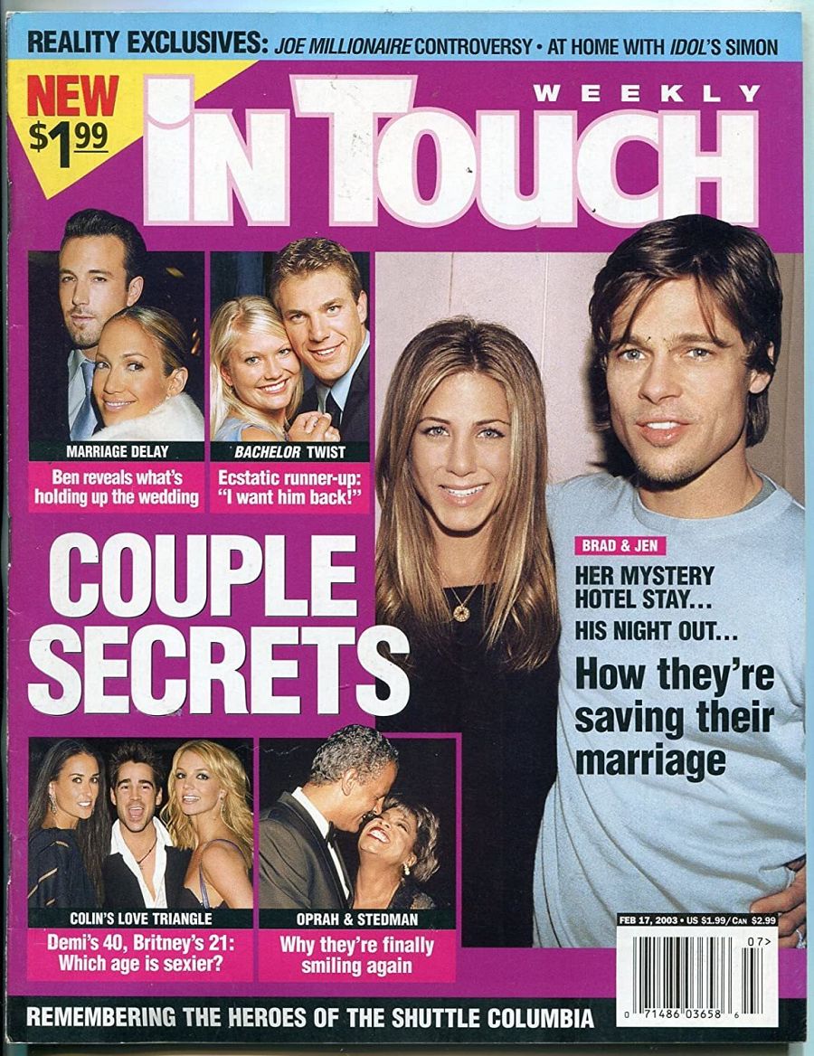 Portada de In Touch, 17 de febrero de 2003