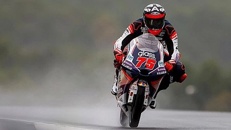 Albert Arenas en su moto