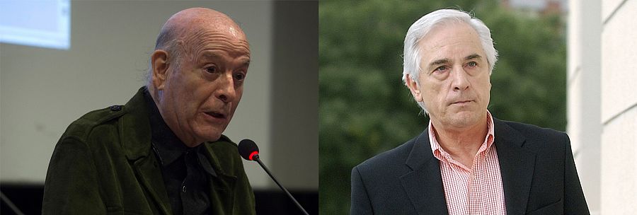 Juan Hormaechea y Gabriel Urralburu