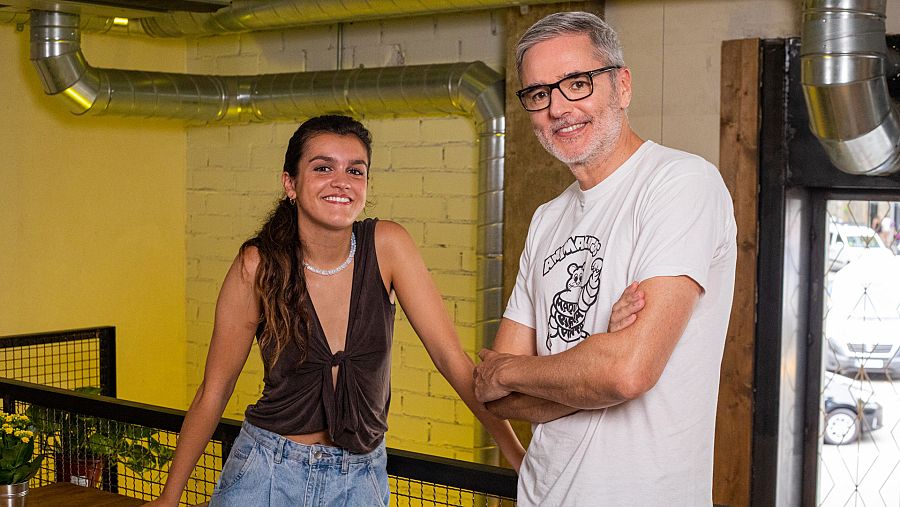 Amaia Romero y Mikel López Iturriaga