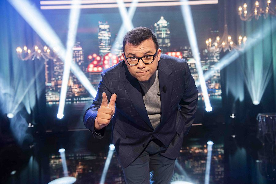 Toni Mata al plató de '20vint'