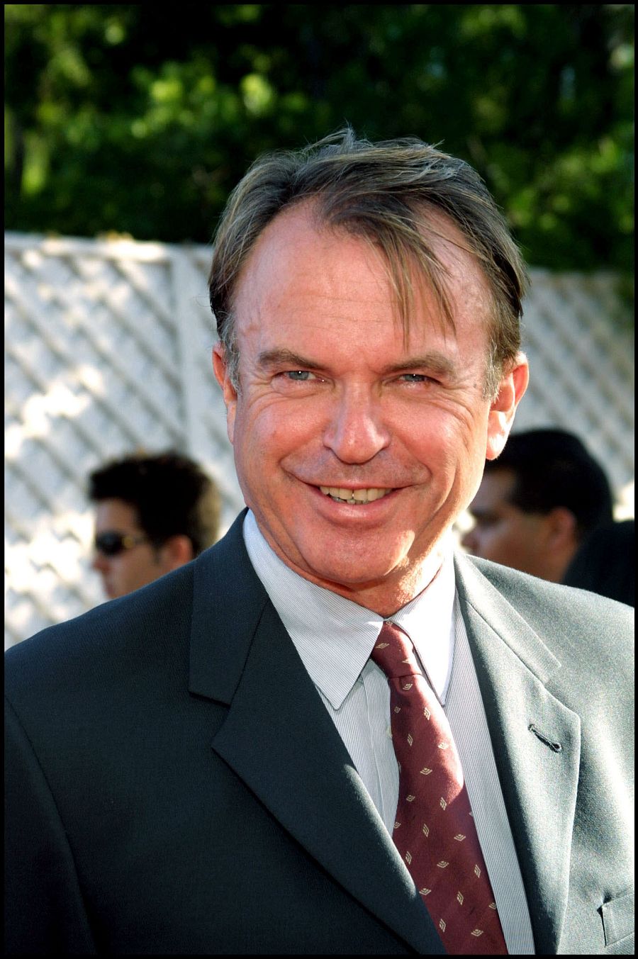 Sam Neill en el estreno de Jurassic Park III