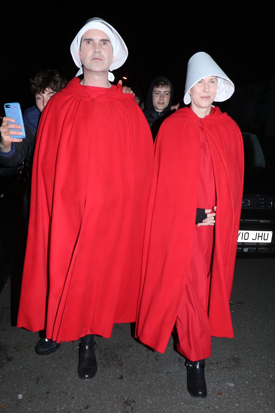 Jimmy Carr en la fiesta de Jonathan Ross