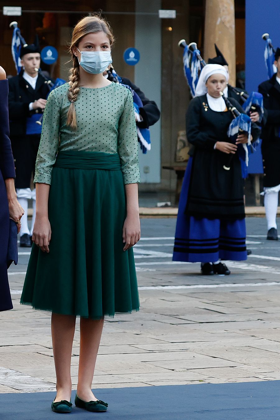La infanta Sofía a su llegada a los Premios Princesa de Asturias 2020