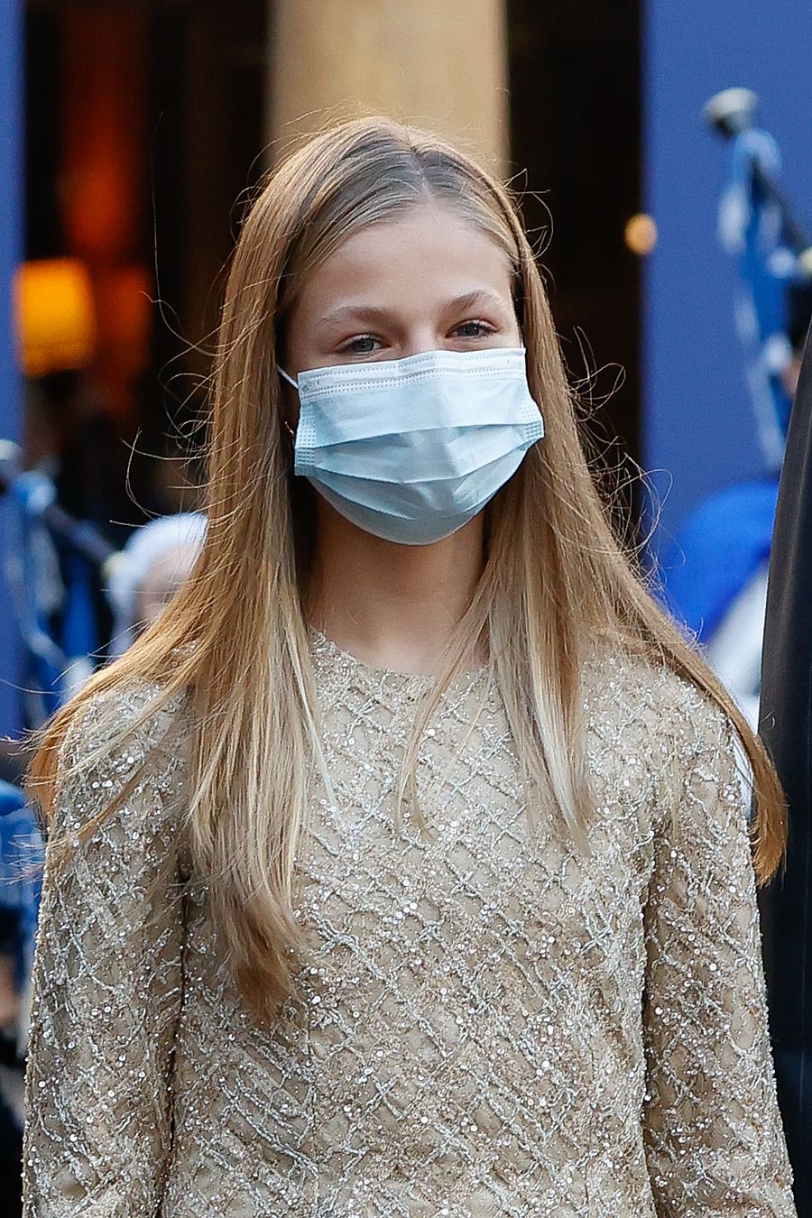 La princesa Leonor a su llegada a los Premios Princesa de Asturias 2020