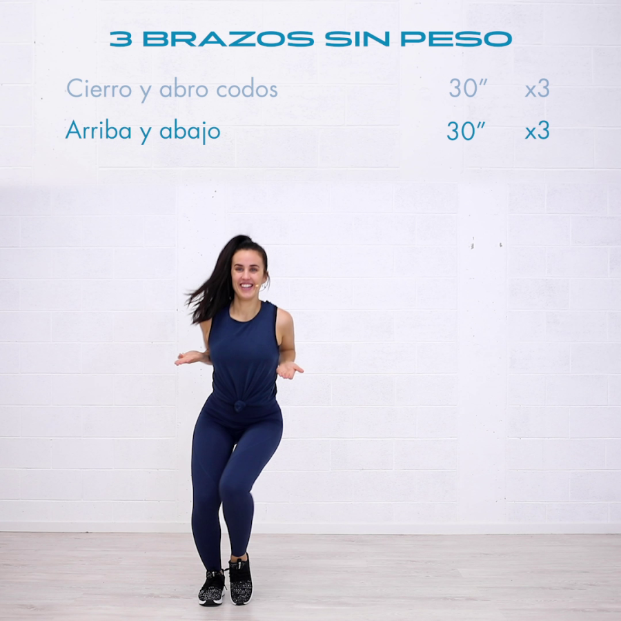 Elige tu reto con Patri Jordan: Ejercicio de Brazos arriba y abajo