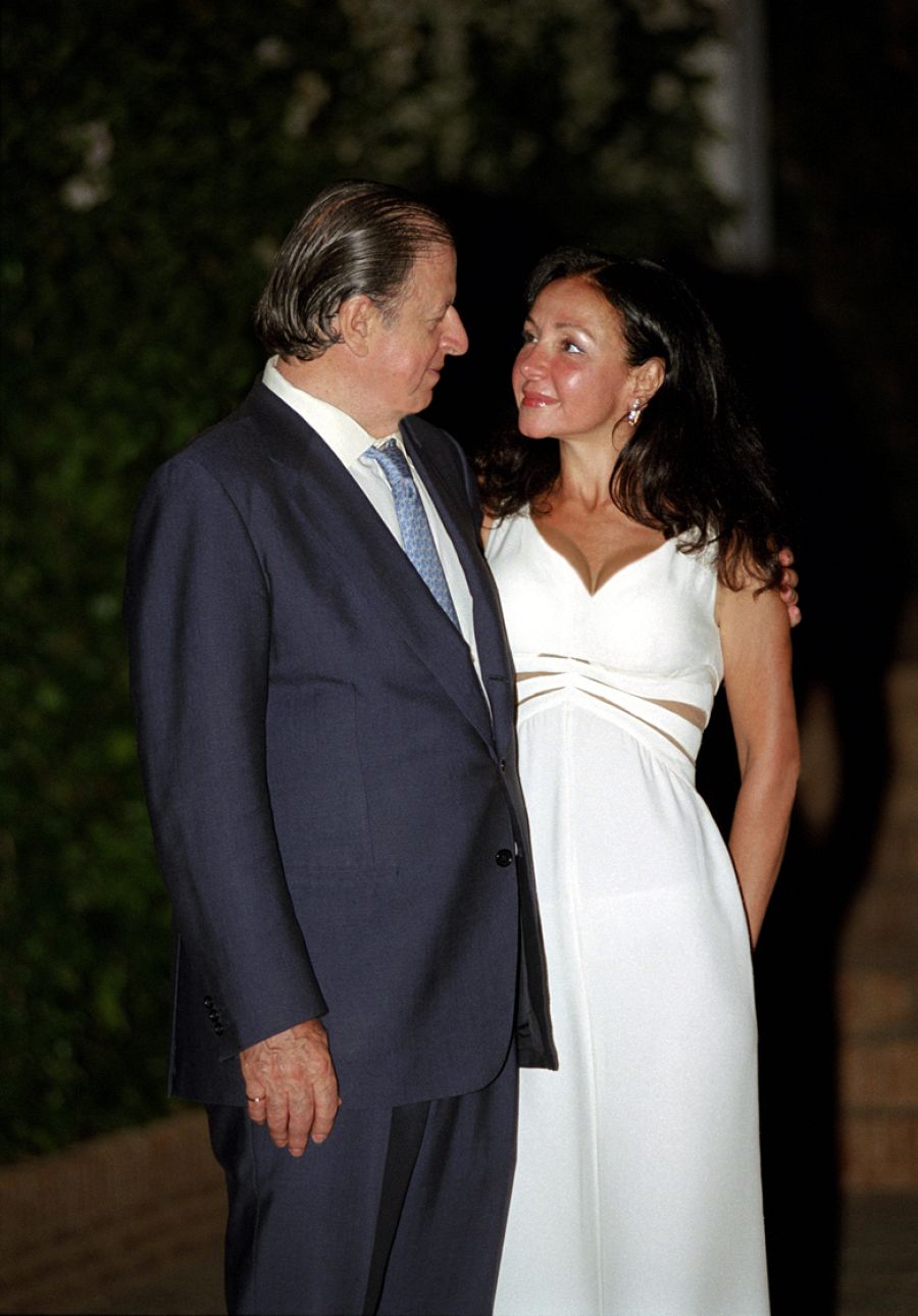 Fernando Falcó en su boda con Esther Koploviwitz