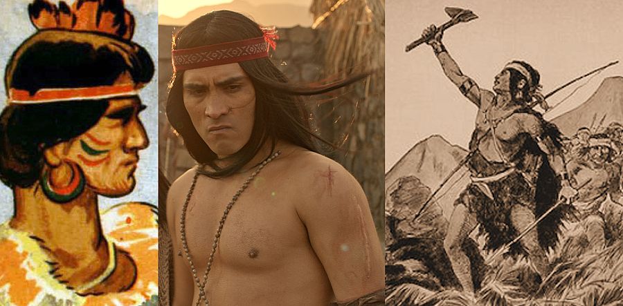 Imágenes del toqui Michimalonco, interpretado por Gastón Salgado