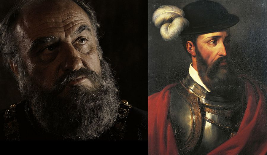 Francesc Orella interpreta a Francisco Pizarro