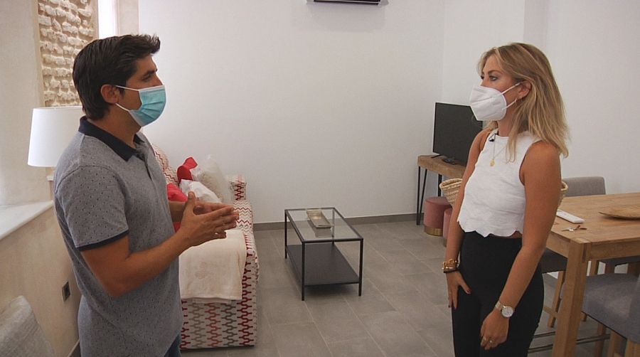 Mario Montero durante el rodaje