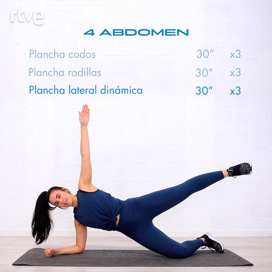 Elige tu reto con Patry Jordán: Ejercicio de plancha lateral dinámica