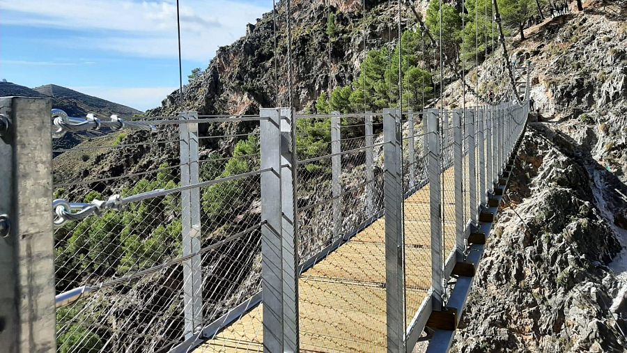 Vista del puente de El Saltillo