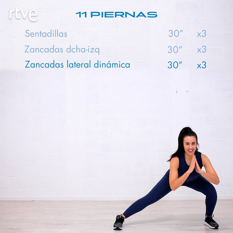 Elige tu reto con Patry Jordan: Ejercicio de zancada lateral dinámica