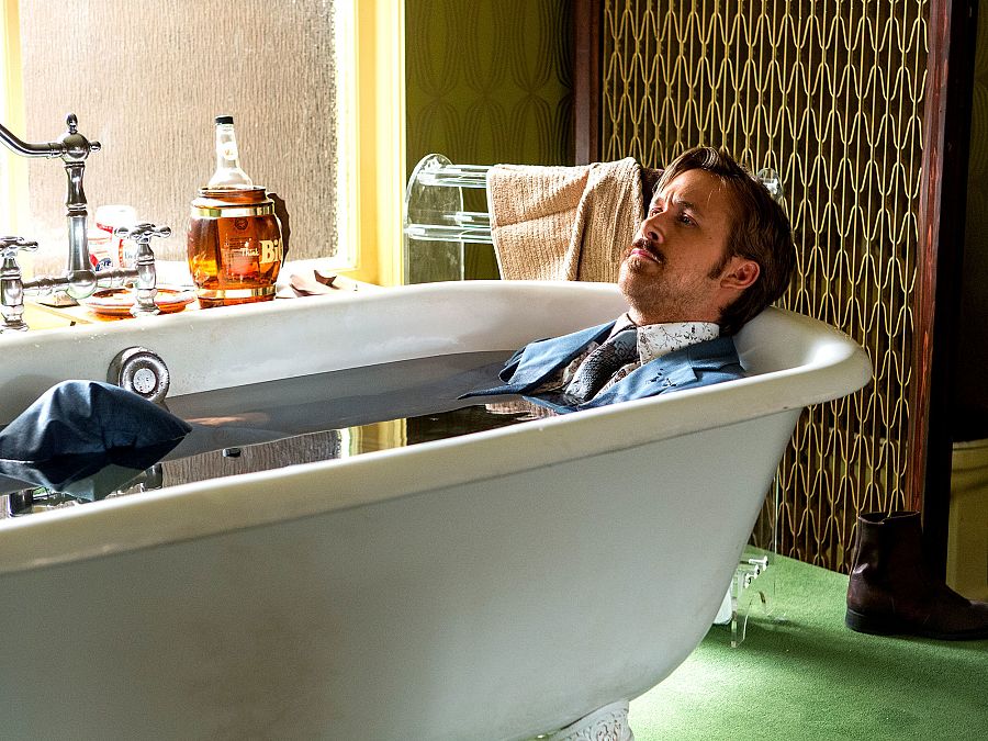 Ryan Gosling en la película cómica 'The Nice Guys' (2016)