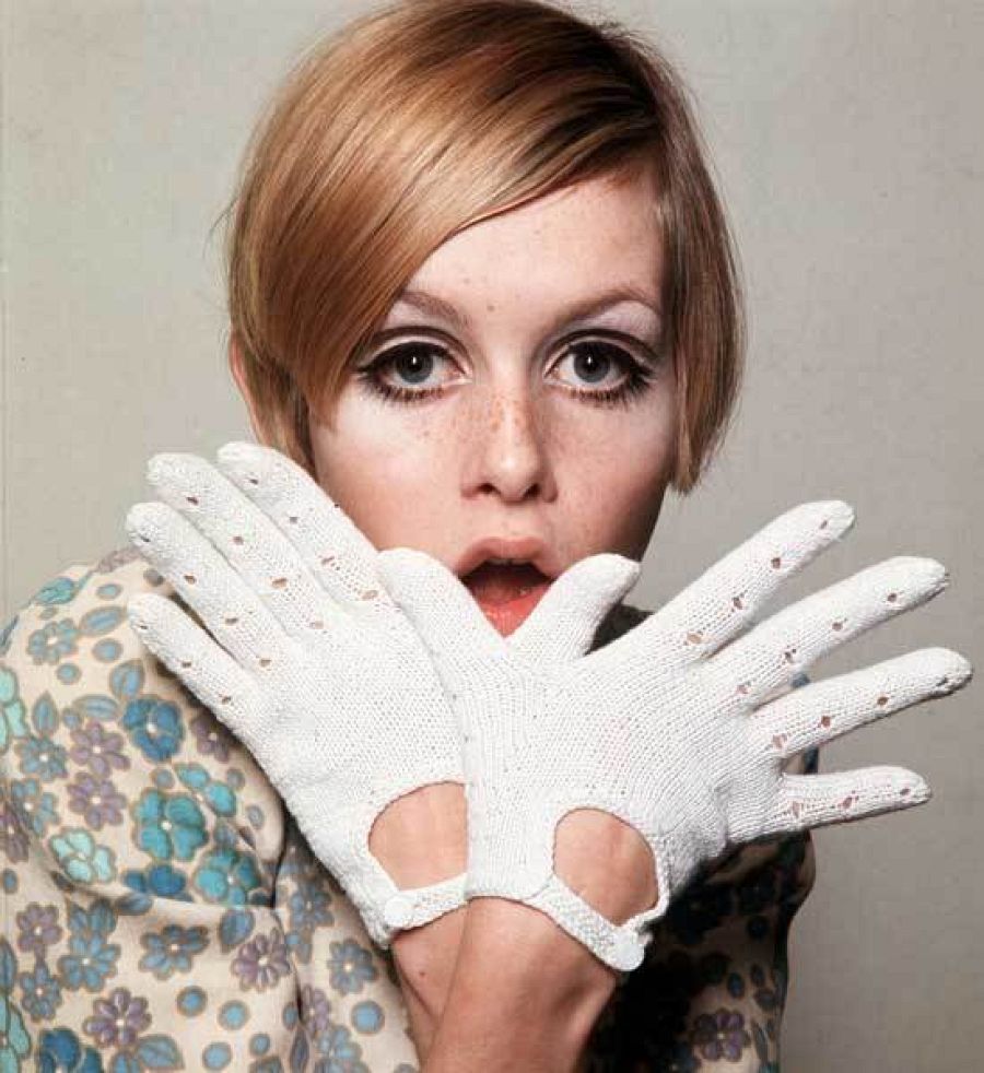 La supermodelo Twiggy, el rostro de los años 60