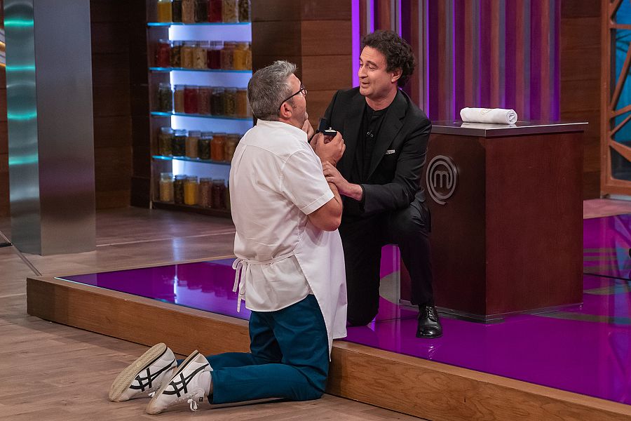 Flo y Pepe, en una de las pruebas de este martes