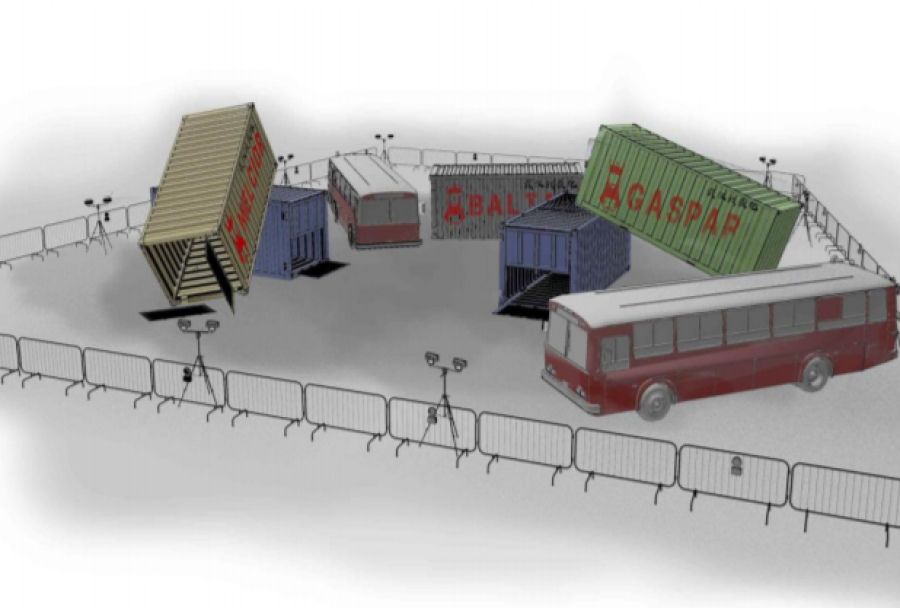 Escenari de l'arribada dels Reis d'Orient