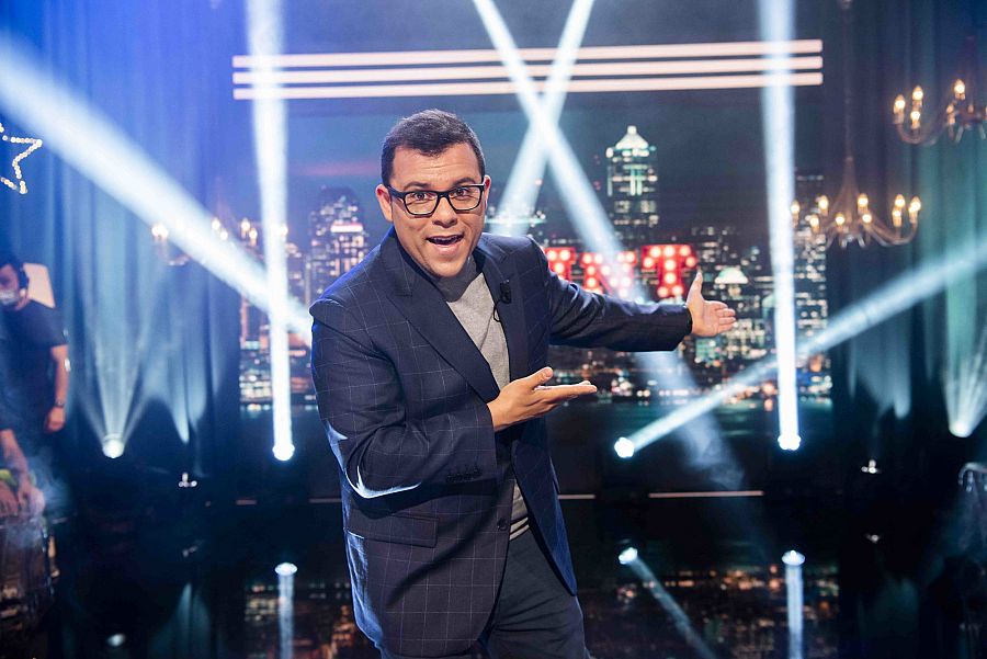 Toni Mata al plató de '20Vint'