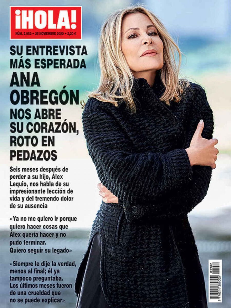 Ana Obregón abre su corazón roto a la revista ¡Hola! 