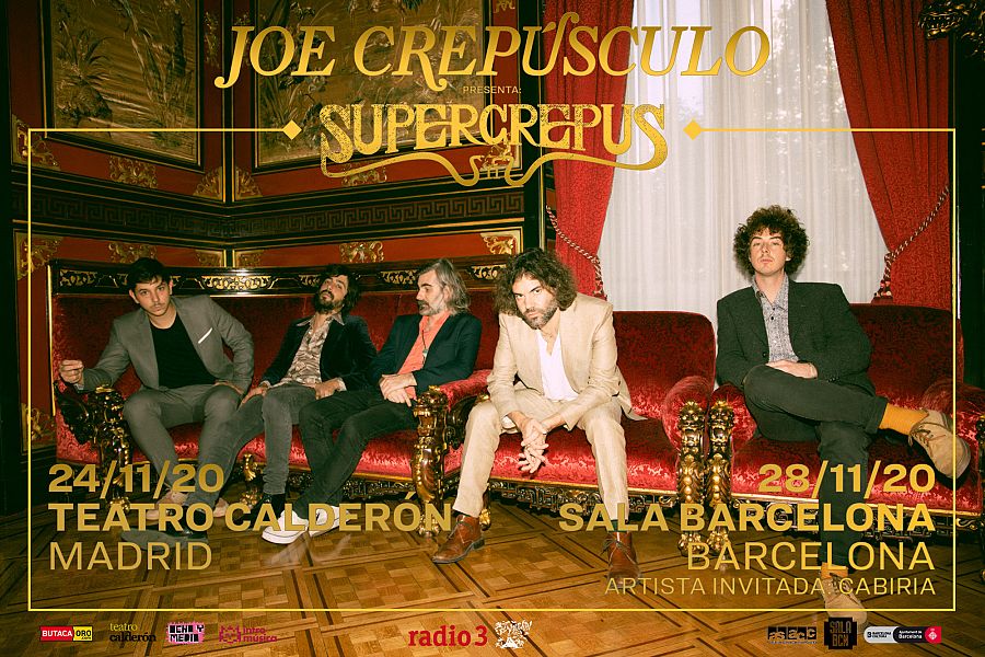 Joe Crepúsculo junto a The Crying Cowboys