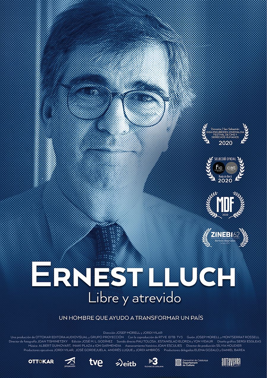 Poster del documental 'Ernest Lluch, libre y atrevido'