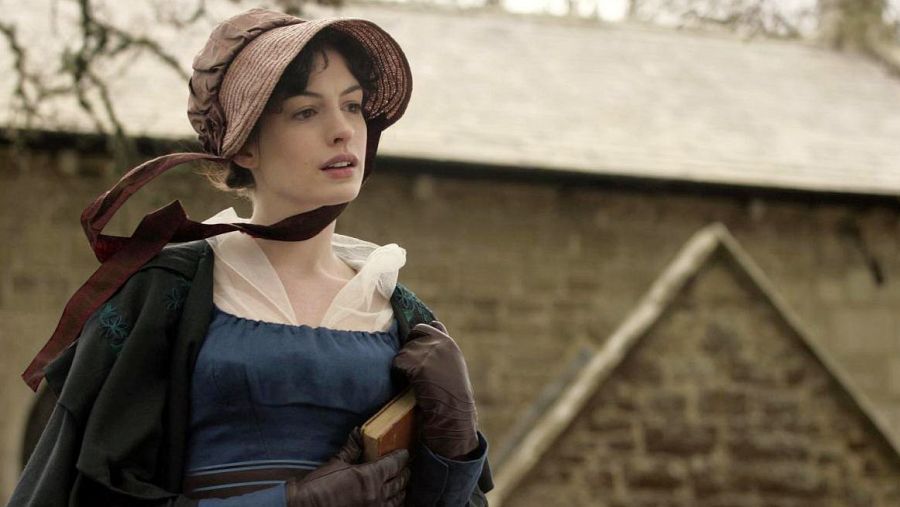 Anne Hathaway interpreta a Jane Austen en 'La joven Jane Austen' (2007)