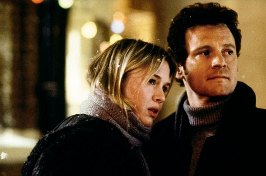 Renée Zellweger y Colin Firth en 'El diario de Bridget Jones (2001)'