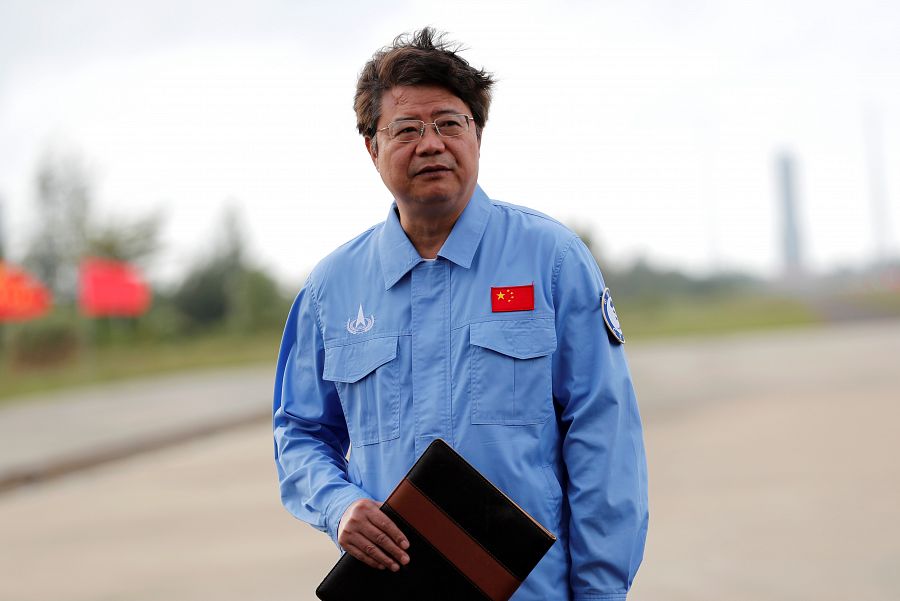 Pei Zhaoyu, portavoz de la misión Chang'e-5