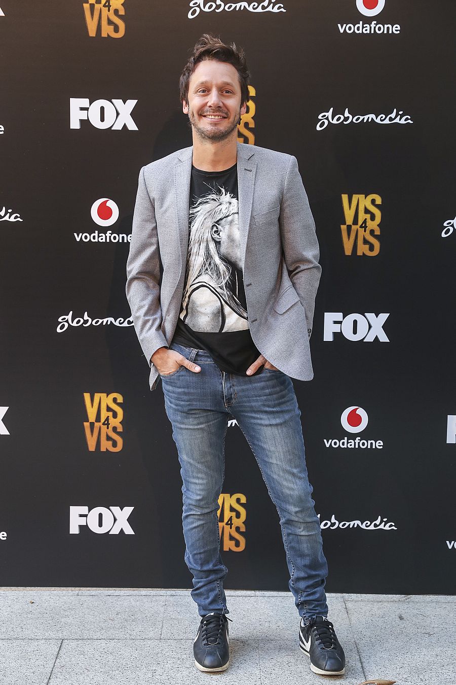 Benjamín Vicuña en el photocall de promoción de la serie 'Vis a vis'